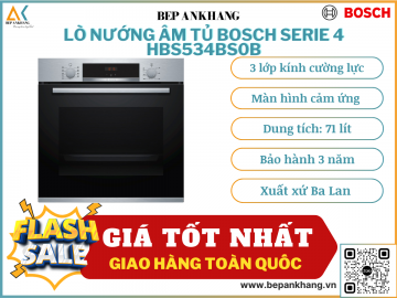 LÒ NƯỚNG BOSCH SERIE 4 HBS534BS0B - Germany